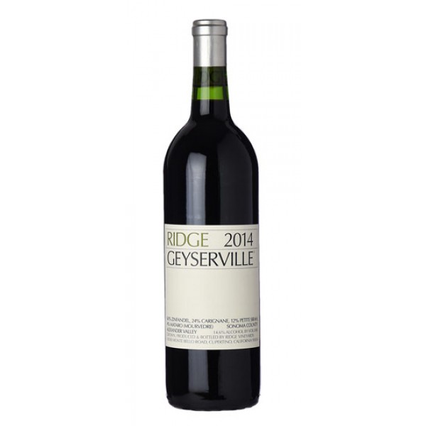Ridge Geyserville Zinfandel Blend Sonoma Country 2014