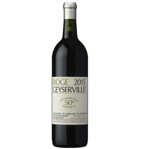 Ridge Geyserville Zinfandel Blend Sonoma Country 2016