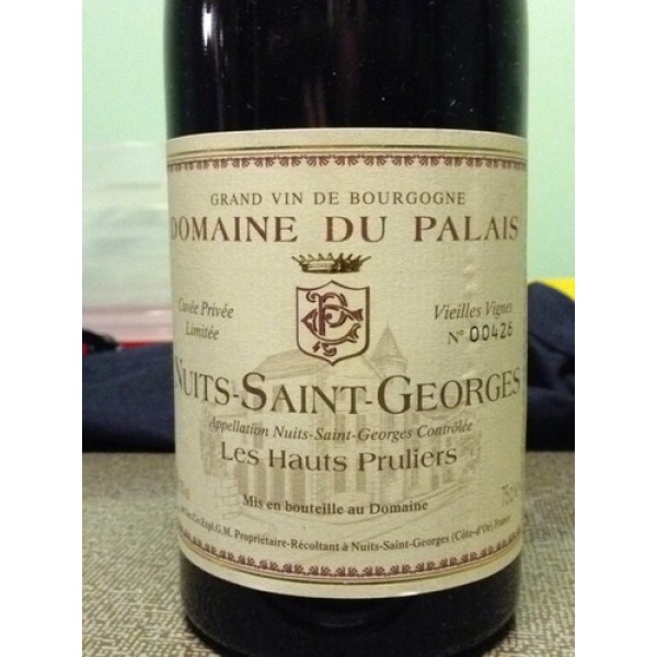 Domaine Du Palais Les Damodes Nuits-Saint-Georges 1er Cru 2012