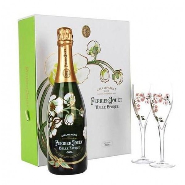 Champagne Perrier Jouet Belle Epoque 2004 Gift Set